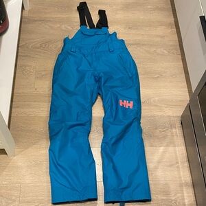 Helly Hansen Blue Ski Bibs with Black Straps
